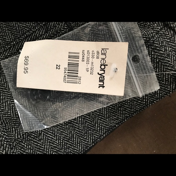 Dark gray dress slacks size 22 - Picture 2 of 3